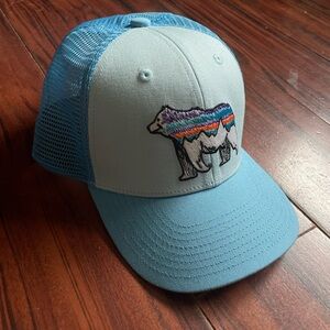 Patagonia Trucker Hat - One Size (Kids) Pigeon Blue